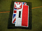 /Poland Army Patch 1st Polish Army Corps, British,ww2