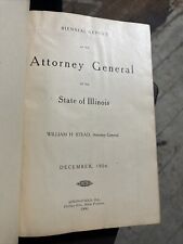 December 1906 Biennial Report Of The Attorney General Of The State Of Illinois