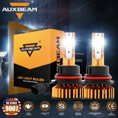AUXBEAM 9007 LED Headlights Hi/Lo Beam for Ford F-150 1992-2003 F-250 1992-1999 - Image 1 of 4