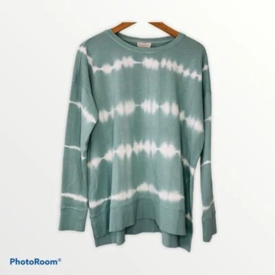 Lucky Brand Womens Sweatshirt Side-Split Tie Dye Small - Image 1 of 4