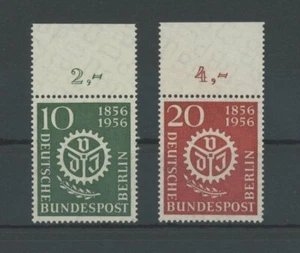 BERLÍN 138/139 VDI 1956 BORDE SUPERIOR nuevo ** m3062 - Imagen 1 de 1