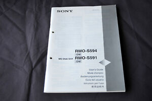 Sony MO DISK UNIT RMO-S594 RMO-S591 externes MO-Laufwerk 2,6GB Handbuch