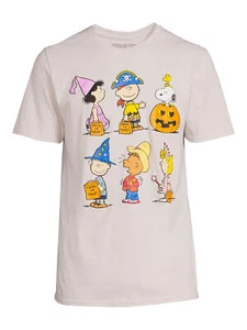 New Peanuts Snoopy and friends Halloween Shirt Adult Men's Sz S - XL - Picture 1 of 1