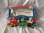 Fisher Price Little People 1997 Circus Train With Conductor Clown Giraffe Elep