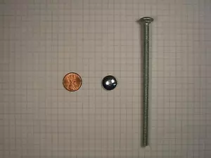 TORNILLOS DE CARRO #(1/4"-20) X 5", ACERO, CABEZA DE ARMADURA DE CUELLO CUADRADO, GALVANIZADO - Imagen 1 de 1