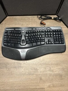 Microsoft Natural Ergonomic Keyboard 4000 v1.0 KU-0462 USB Wired - Picture 1 of 7