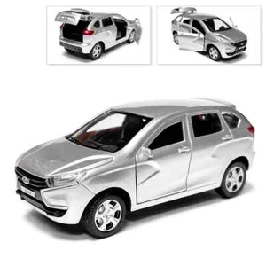 Lada XRAY Metal Model Diecast Car Scale Collectible Toy Cars Silver Russian jeep - Picture 1 of 6