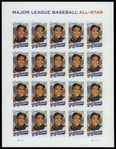 US #5608a Yogi Berra Imperf Imperforate no die cuts Sheet Pane of 20 VF NH - Picture 1 of 1