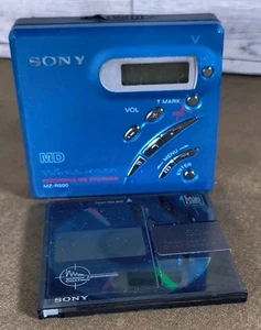 GRABADORA MINIDISCO SONY WALKMAN MZ-R500 PIEZAS SOLO CON DISCO -LEER DESCRIPCIÓN- - Imagen 1 de 7