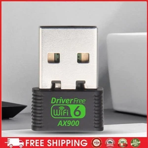 USB WiFi 6 Adapter 900Mbps Portable USB Wireless Network Adapter for PC Laptop - Afbeelding 1 van 12