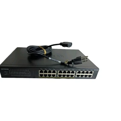 NETGEAR GS324P 24-Port Gigabit Ethernet Unmanaged PoE+ Switch 190W – Tested - Image 1 of 4