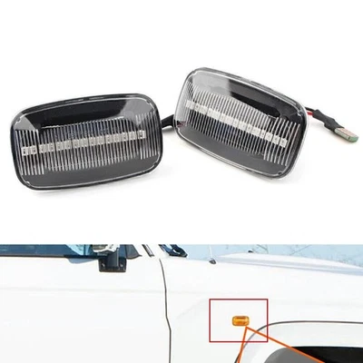Fit Toyota Land Cruiser Previa Camry Dynamic LED Sequential Side Marker Light - Image 1 of 4
