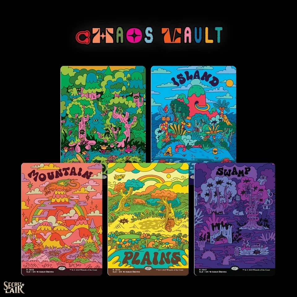 Secret Lair - Flower Power Chaos Vault [Non-Foil] - Sealed MTG EN Foto 1 de 1