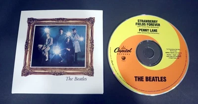 The Beatles PENNY LANE / STRAWBERRY FIELDS FOREVER  - 5" Promo CD Single Foto 1 de 2