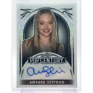 2024 Leaf Pop Century AMANDA SEYFRIED White Auto 1/1 SSP Mamma Mia Mean Girls - Picture 1 of 2