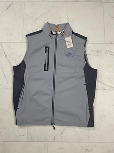 Peter Millar Hyperlight Fuse Hybrid Golf Vest Gray Camo Mens Size Large NWT - Picture 1 of 12