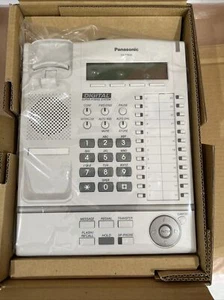Teléfono híbrido con pantalla digital Panasonic KX-T7630 BLANCO *Nueva caja original* - Imagen 1 de 5