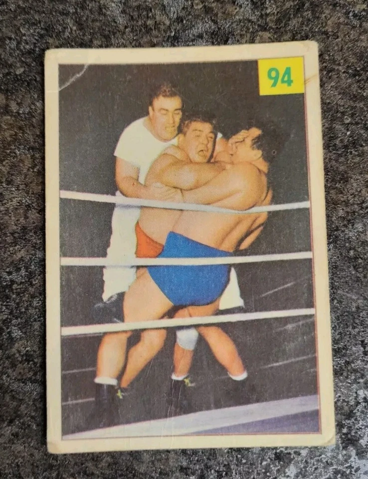 Parkhurst Wrestling #94 1955-56 Yvon Robert EX Foto 1 de 2