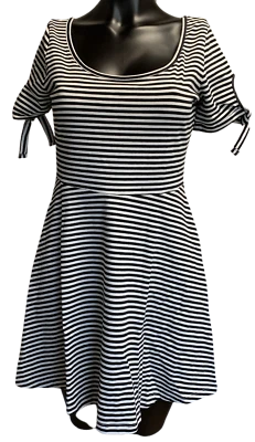 Sommerkleid Shirtkleid Strandkleid Kleid gestreift Größen: 34 36 38 40 42 44 46 - Bild 1 von 3