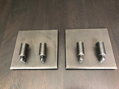 ❤️SET OF 2 RESTORATION HARDWARE Camino Bronze Double Sconces Cover