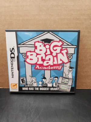 Big Brain Academy (Nintendo DS, 2006) Complete CIB W Manual Rare Kids Game - Image 1 of 2