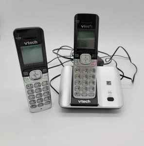 3pc VTech CS6519-2 Cordless Handset Main Base Charging Dock w/AC Power Supply - Picture 1 of 7