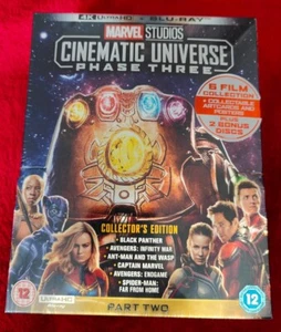 MARVEL STUDIOS CINEMATIC UNIVERSE PHASE 3 PART 2 4K UHD & BLU RAY NEW SEALED - Bild 1 von 2