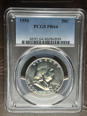1950 Franklin Half Dollar - PCGS PR64 - Image 1 of 4