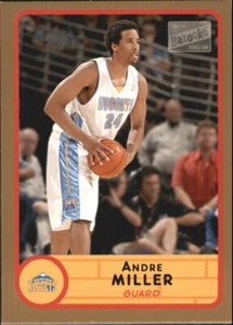 2003-04 Topps Bazooka Basketball Gold Parallel #87 Andre Miller