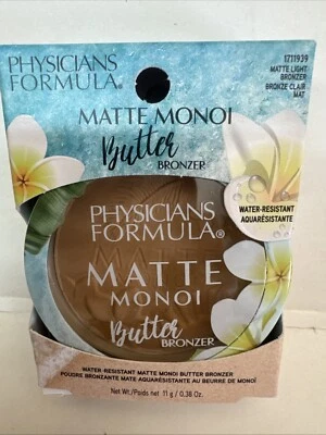 Physicians Formula Monai Matte Butter Bronzer, Matte Light 1711939, NIB - Image 1 of 2