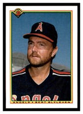 1990 Bowman #285 BERT BLYLEVEN California Angels ~E6U