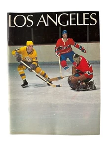 Maple Leaf Gardens 12 de diciembre de 1970 de colección revista de hockey Kings vs Canadiens cubierta - Imagen 1 de 12