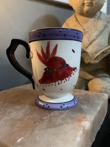 Taza Red Hat púrpura para tu hermana sombrero rojo pedestal taza - Imagen 1 de 12