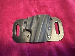 Beretta Cougar Holster Black Leather Kydex OWB RH - Picture 1 of 2