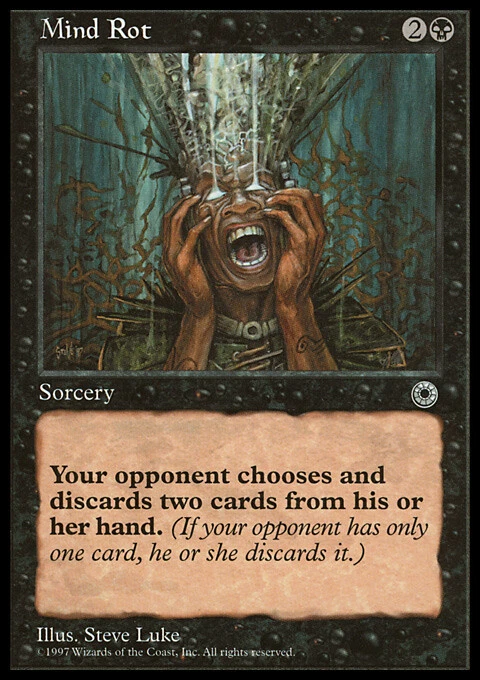 Magic the Gathering MTG Mind Rot (101) Portal   LP - Image 1 of 1