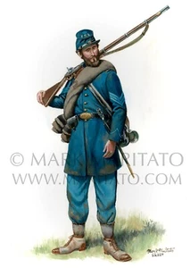 Mark Maritato Original Art Painting Civil War 151st Pennsylvania Infantry 1863 - Picture 1 of 2