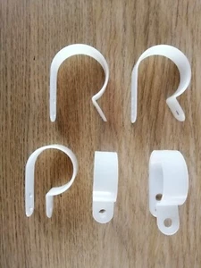 28mm P Clips hose pipe water waste grey MOTORHOME CARAVAN VW CAMPER SELFBUILD RV - Picture 1 of 4