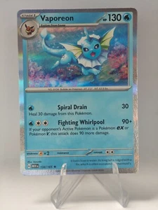 Aquana/Vaporeon 134/165 Rare 151 Exc ENG - Picture 1 of 2
