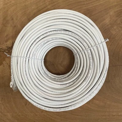 50m - Cat6 100% COPPER Core Ethernet Patch Cable 24 AWG UTP Network LAN Gigabit - Image 1 of 4