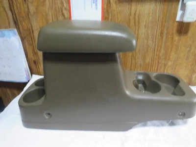 2000 NISSAN FRONTIER PICKUP CENTER CONSOLE W/ ARMREST BROWN/TAN - Image 1 of 4