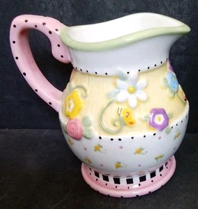 Mary Engelbreit "Meadow Hostess" Creamer Pitcher (2001) - Picture 1 of 5
