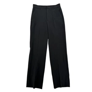 Pantalones Banana Republic para mujer 0 negros esculpidos elásticos oficina informales a medida - Imagen 1 de 8