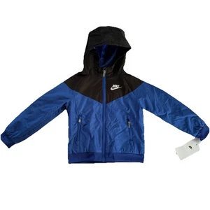 Nike Sportswear Jacket 76C663-U89 Game Royal/Black- New Kids Sz 3T 2-3 yr. - Picture 1 of 10