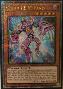 YuGiOh Vision HERO Faris Quarter Century Secret Rare 1st Edition RA01-EN004 - Picture 1 of 1