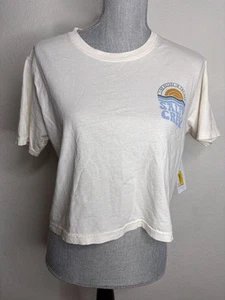 Salty Crew Off White Short Sleeve T Shirt Women Size S NWT - Picture 1 of 9