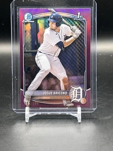 2025 Bowman - Chrome Prospects Josue Briceno #BCP-13 Fuchsia Refractor /199 (RC) - Picture 1 of 2
