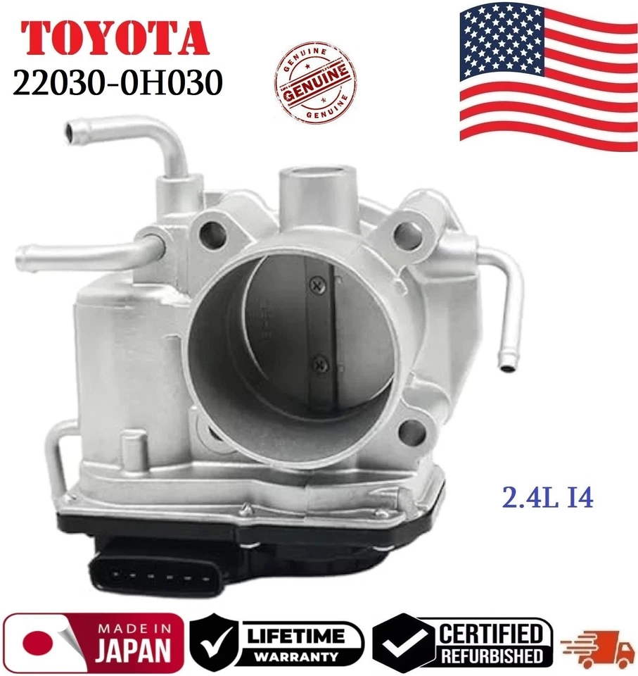 ✅GENUINE Throttle Body For 2006-2010 TOYOTA Camry Corolla RAV4 2.4L #22030-0H030 - Image 1 of 4