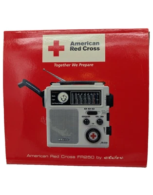 Cruz Roja Americana Eton FR250-Radio de Emergencia con Cargador de Teléfono, Luz ETON NUEVO Foto 1 de 4