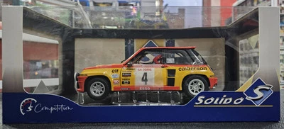 SOLIDO RENAULT R5 TURBO N.4 TOUR DE CORSE 1980 W/LIGHTS RAGNOTTI-ANDRIE - 1:18 - Immagine 1 di 4