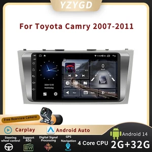 Para Toyota Camry 2007-2011 CarPlay Android Auto Estéreo Coche Radio GPS Navegación Pantalla - Imagen 1 de 17